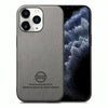 For iPhone 11 Pro Twill Fabric Leather Skin Back Phone Case(Gray)