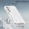 For Samsung Galaxy S24 FE 5G Terminator Style Shockproof Phone Case(Transparent)