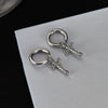 OPK GE934 1pair Personalized Stainless Steel Cross Earrings