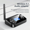 C41S Bluetooth 5.0 Audio Receiver 2 in 1 with Screen Fiber Coaxial Adapter