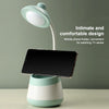 USB Charging LED Desk Light Eye Protection Lamp with Pen Holder and Phone Holder(CS276-1 Black)