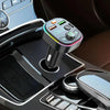 Q8 Car Bluetooth FM Transmitter Dual USB 3.1A Quick Charge Ambient Light