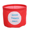 Fabric Storage Basket Desktop Organizer Basket, Style: Red KEEP