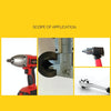 1/2 Electric Wrench Hexagonal Extension Socket, Specification: 22x78mm Long