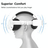 For Meta Quest 3 Rechargeable Headband Adjustable Headstrap Built In 6000mAh Battery(White)