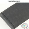 Hand-Sewn Microfiber Non-Slip Steering Wheel Cover Universal Turning Grip Sleeve, Size: 38cm(Black)