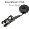 Motorcycle Ratchet Tensioner Cargo Bundling And Luggage Fixing Straps, Length: 3m