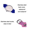 JNEW A335-86261 Children 3D Silicone Cartoon Mermaid Waterproof Quartz Watch(Red)