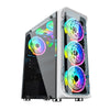 Computer CPU RGB luminous Radiator 8 Fans+Remote Control