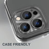 For iPhone 15 Pro / 15 Pro Max ENKAY Aluminium Alloy Tempered Glass Lens Cover Film(Silver)