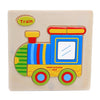 Children Educational Toy Wooden Cartoon Jigsaw Puzzle(Train)