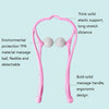 Manual Cervical Massager Home Multi-Function Shoulder And Neck Massage Roller, Shape: Ordinary Pink