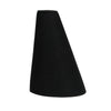 8x8x11.5cm Cone Bracelet Display Stand Black Microfiber Necklace Ring Jewelry Display Live Jewelry Prop Rack