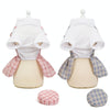 Pink Dog Dress, Summer Skirt, XS (Small Dog/Cat)