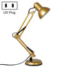 Wrought Iron Children Learning Desk Lamp Folding LED Eye Protection Lamp, US Plug, Size: 60cm(Golden)