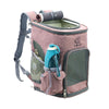 LDLC Pet Carrier Backpack, Breathable, Foldable, Pink, Medium