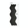 24pcs /Bag Wavy Shaped Gravel Pattern Bathtub Non-Slip Sticker, Specification: 1.3 x 18cm(Gray)