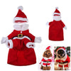 Christmas Fleece Dog Suit, Size S - Warm & Festive