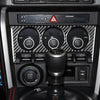 Car Carbon Fiber Air Conditioning Button A Decorative Sticker for Subaru BRZ / Toyota 86 2017-2019, Left and Right Drive Universal