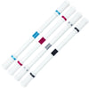 3 PCS Beginners Non-slip Wear-resistant Portable Rotating Pen(White + Black)