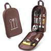 Outdoor Camping Kitchen Utensils Portable Storage Bag Picnic Flatware Supplies(Coffee)
