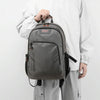 WEPOWER Shoulder Bag Men Large Capacity Business Travel Computer Backpack(Grey)