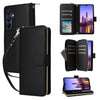 For Samsung Galaxy A16 Nine-card Slots Zipper Wallet Bag Leather Phone Case(Black)