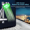 ENKAY RC-9816 Jump Change Seven Colors 5-LED Shower Head ,No Battery