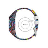 For Garmin Vivofit JR3 Silicone Printing Watch Band(Peacock)