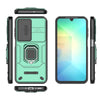 For Samsung Galaxy A26 5G Sliding Camshield TPU + PC Shockproof Phone Case with Holder(Green)