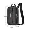 Rhinowalk X21921 2.5L Waterproof Bicycle Front Hanging Bag, Colour: Water Repellent (Matt Black)
