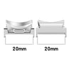 Galaxy Watch 4/5/6 46mm Metal Watch Strap Connectors (Starlight)