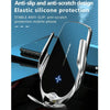 Car Cell Phone Holder Wireless Charger Aromatherapy Spray(Black)