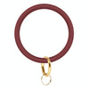 SiB005 Large Round Silicone Bracelet Keychain Outdoor Sports Silicone Bracelet(Wine Red)