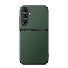 For Samsung Galaxy S25+ 5G Litchi Leather Magnetic Full Coverage Shockproof Phone Case(Green)