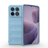 For Xiaomi Redmi K70 / K70 Pro 5G Magic Shield TPU + Flannel Phone Case(Light Blue)
