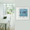 Electric Floor Heating System LCD Display Programmable Room Thermostat(Black)