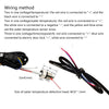 Compact LED Digital Display Time Voltmeter, Specification: 2 in 1 Temperature Red