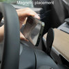 For Tesla Model 3/Y Automotive Magnetic Cell Phone Holder Car Steering Wheel Navigation Mount, Style: Curved
