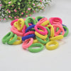 20pcs / Pack Girls Kids Rubber Bands Ponytail Holder Elastic Hair Bands(Fluorescent Colour Mixture)