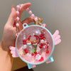 Kids Cute Cartoon Pendant Necklace Hair Accessories Gift Set, Style: Wing Box Christmas Boots