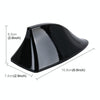 Universal Car Antenna Aerial Shark Fin Radio Signal For Auto SUV Truck Van(Black)