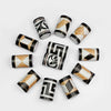 Imitation Marble 3D Relief Wall Sticker Living Room Anchor Sticker(YXT-005)