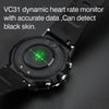 K28H 1.32 Inch Heart Rate/Blood Pressure/Blood Oxygen Monitoring Watch, Color: Silver Three