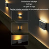 Human Infrared Smart Sensor Wireless Magnetic LED Night Light(Plane Lens)