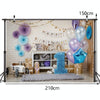 2.1m X 1.5m One Year Old Birthday Photography Background Party Decoration Hanging Cloth(585)