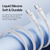 DUZZONA A11 PD65W 480Mbps Type-C to Type-C Fast Charging Cable, Length:1m(White)