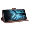 For Asus ROG Phone 3 ZS661KS Wallet Style Skin Feel Calf Pattern Leather Case with Separate Card Slot(Brown)