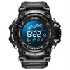 SMAEL 8082 Outdoor Waterproof Sports Multifunctional Luminous Timing Electronic Watch(Black)