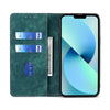 For Asus Zenfone 9 RFID Anti-theft Brush Magnetic Leather Phone Case(Green)